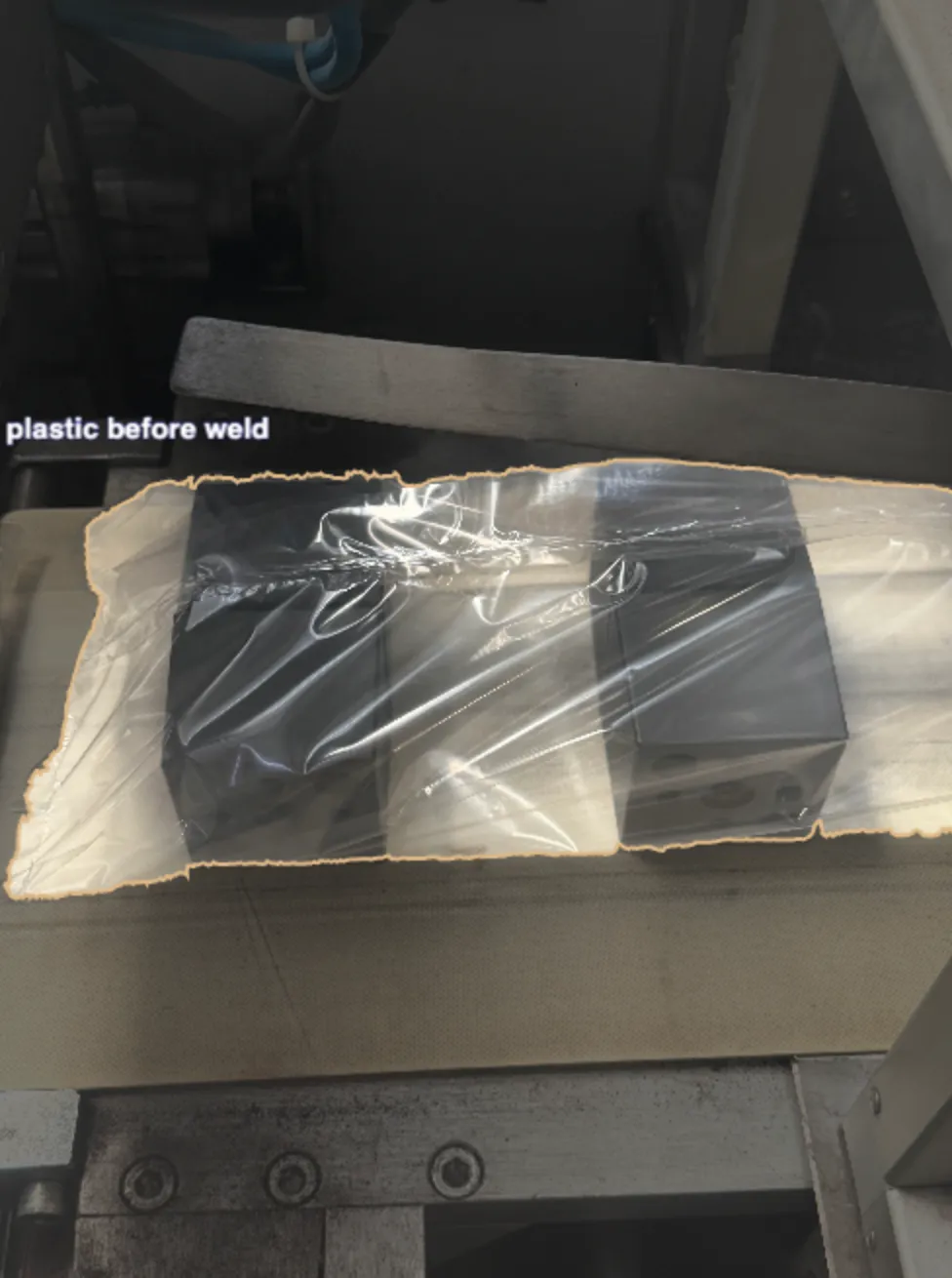 Check the pack before sealing — annotated capture